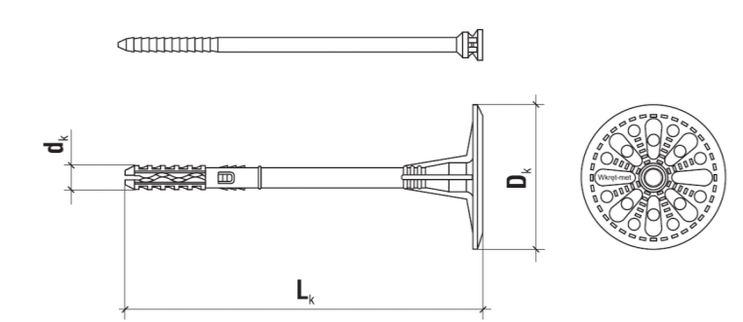 Isoleringsdybel til facadeisolering – LTX - 10 - ISO Team NordicIsoleringsdybel til facadeisolering – LTX - 10ISO Team Nordic