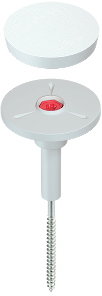 Isoleringsskruer til træ – med skive (100 stk)